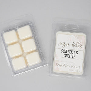 sea salt and orchid scented wax cubes