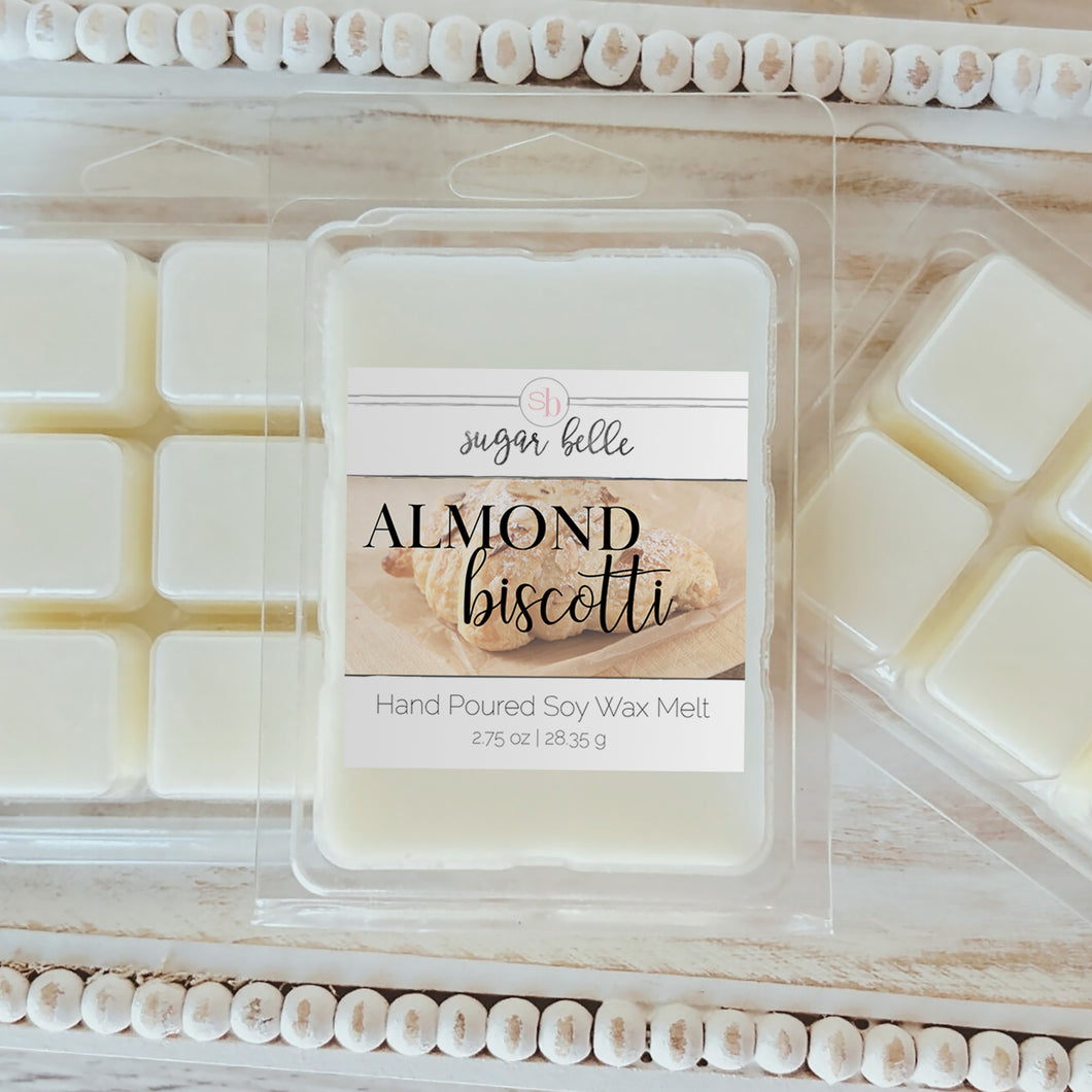 Almond Biscotti Scented Soy Wax Melts