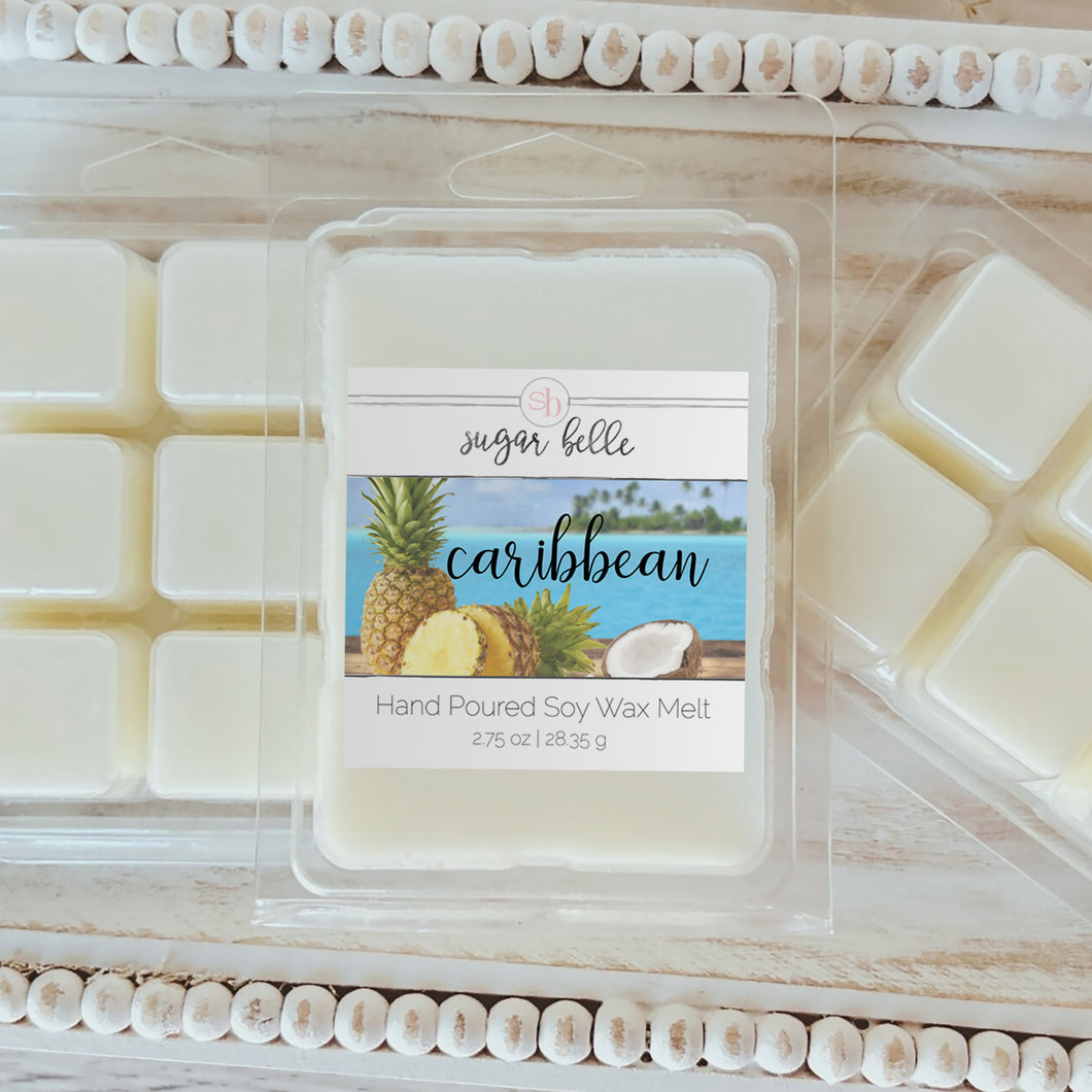 Caribbean Scented Soy Wax Melts