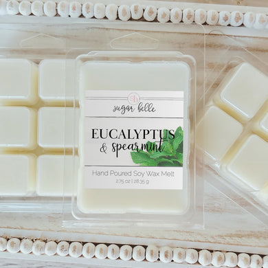 Eucalyptus Spearmint Scented Soy Wax Melts