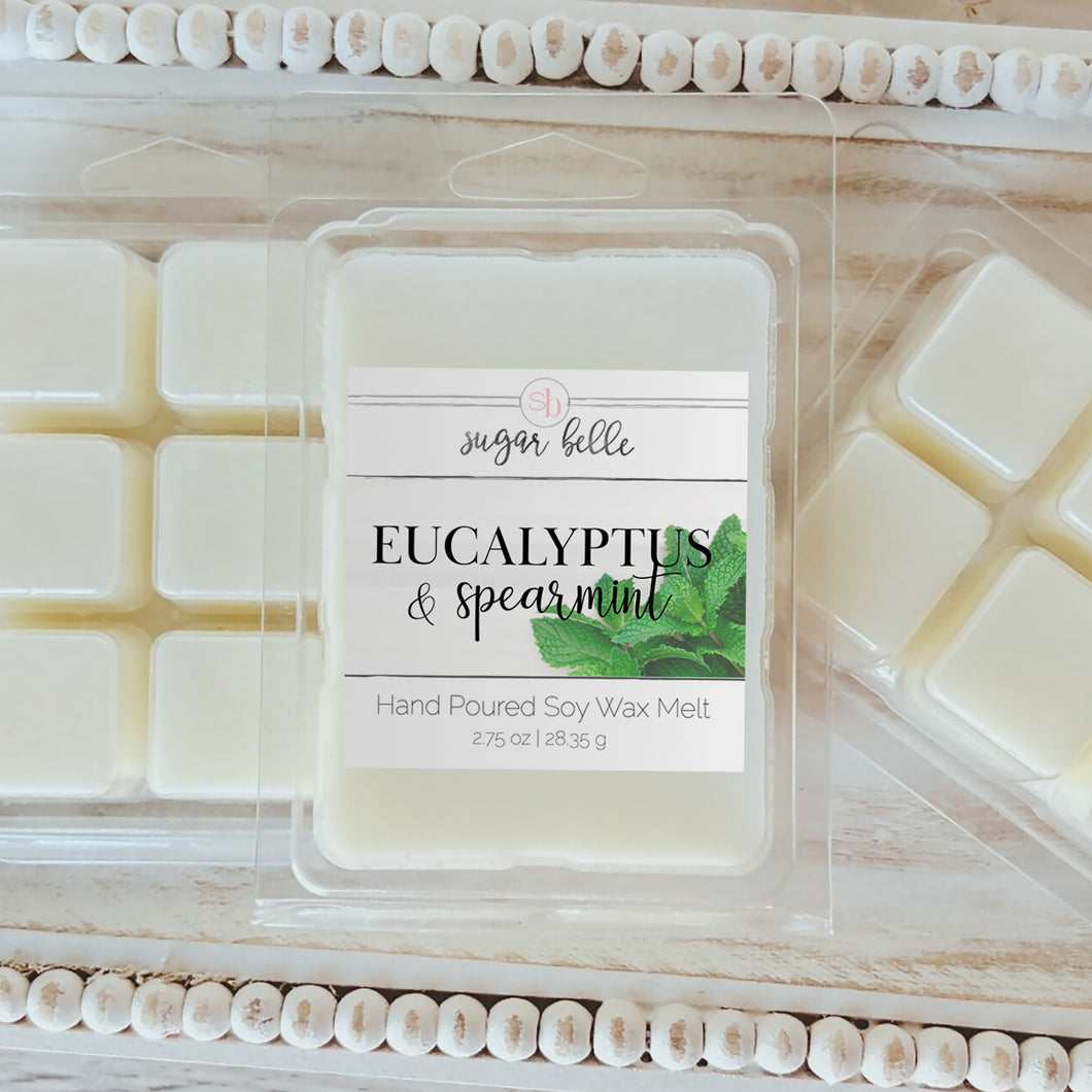 Eucalyptus Spearmint Scented Soy Wax Melts