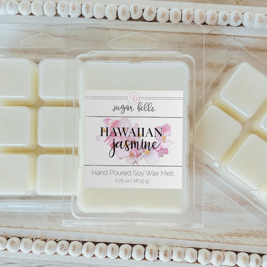 Hawaiian Jasmine Scented Soy Wax Melts