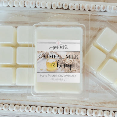 Oatmeal, Milk & Honey Scented Soy Wax Melts