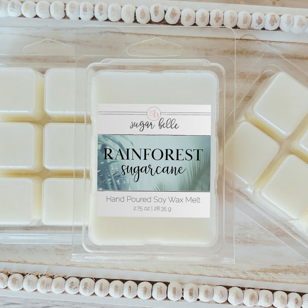 Rainforest Sugarcane Scented Soy Wax Melts