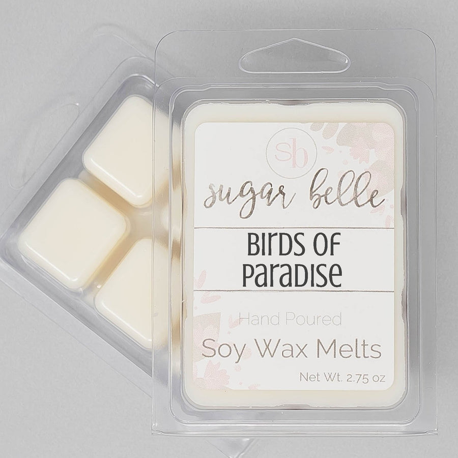Birds of Paradise Scented Soy Wax Melts Sugar Belle Candles