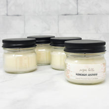 Hawaiian Jasmine Scented Soy Candles | Mason Jars