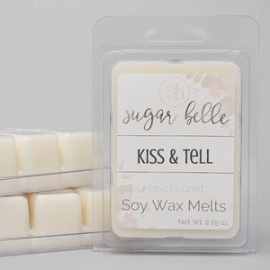 Kiss & Tell Scented Soy Wax Melts – Sugar Belle Candles