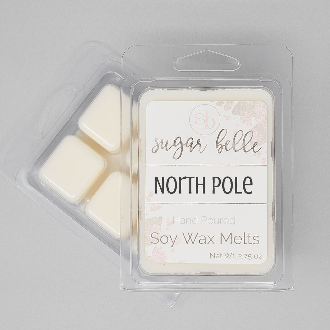 North Pole Scented Wax Cubes  Small Batch. Hand Poured. – Sugar Belle  Candles