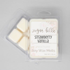 Strawberry Vanilla Scented Soy Wax Melts
