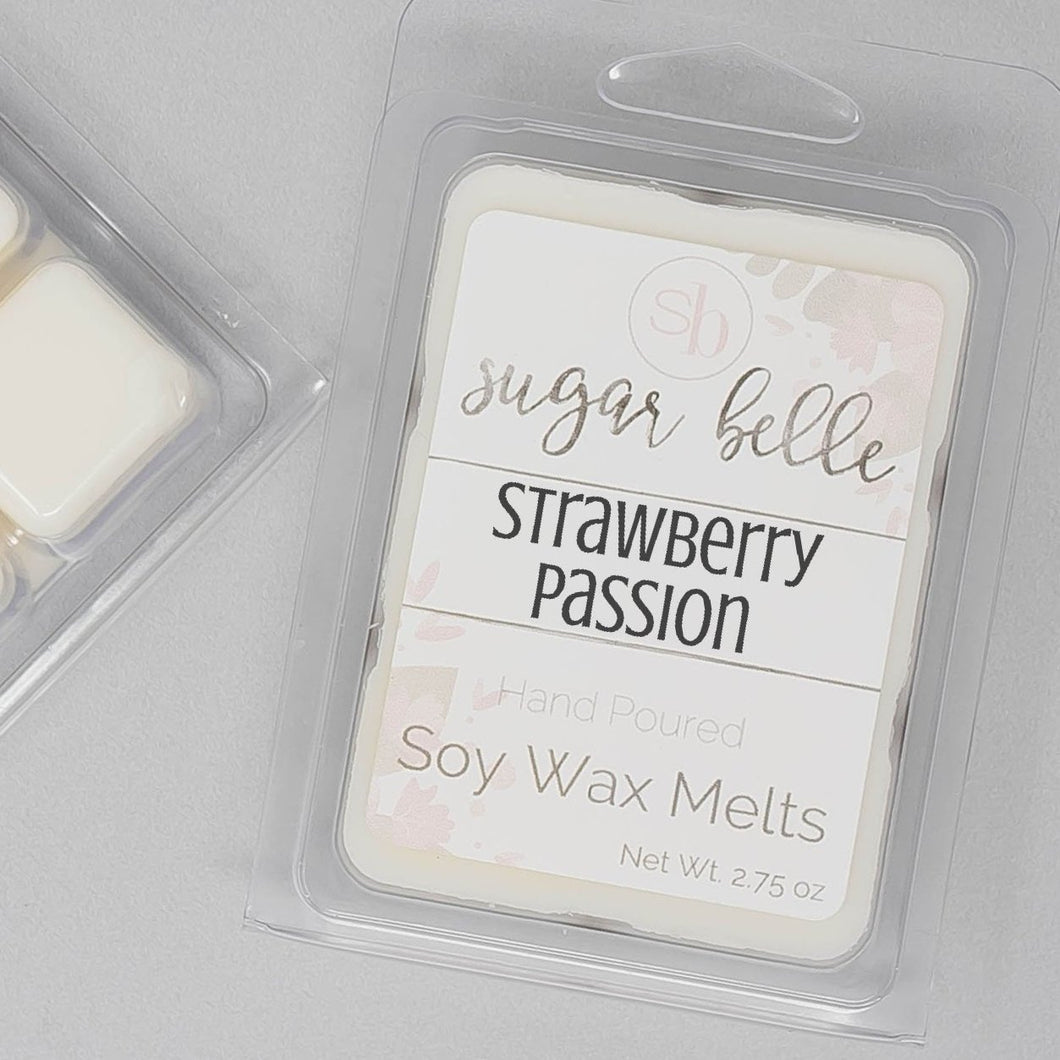 strawberry scented wax melts