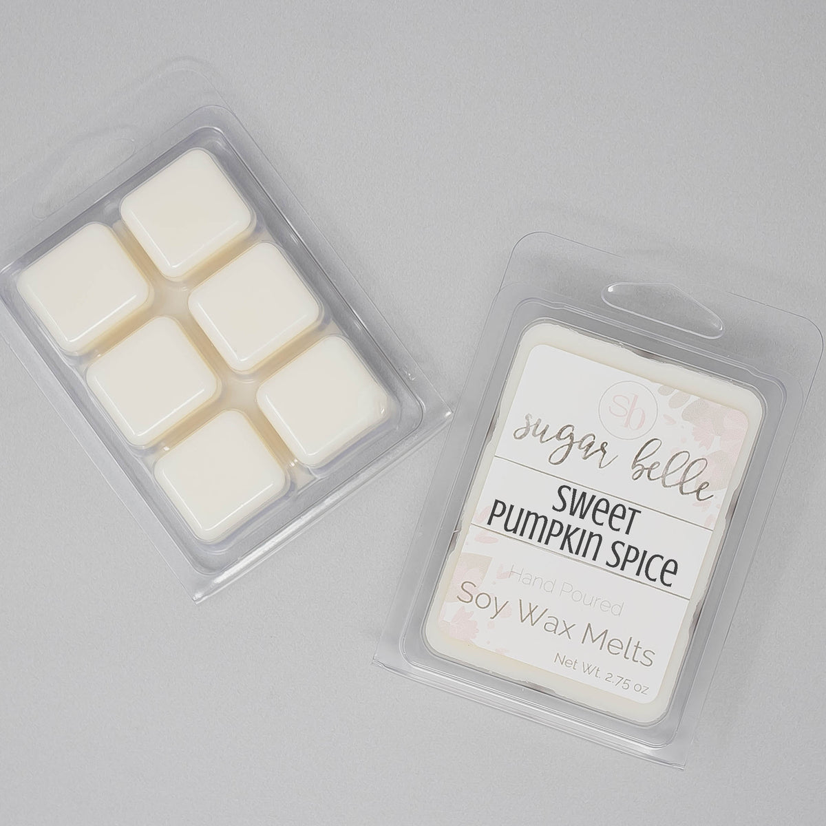 Sweet Pumpkin Spice Scented Wax Melts Sugar Belle Candles