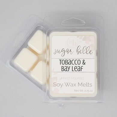 Tobacco & Bay Leaf Scented Soy Wax Melts