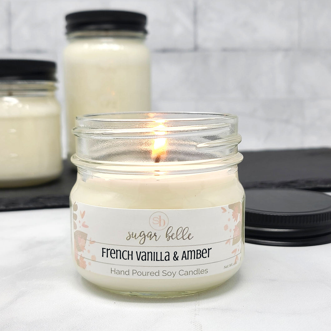 French Vanilla & Amber Scented Soy Wax Melts – Sugar Belle Candles
